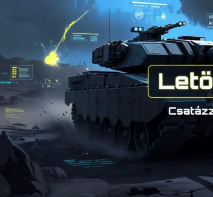 Zarvos Scene letöltési banner tankokkal és robbanásokkal