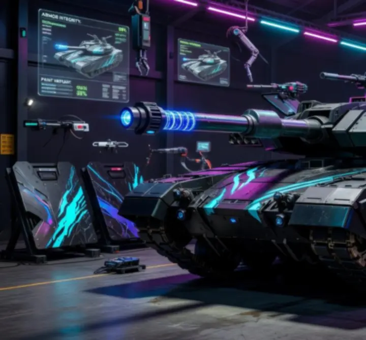 Tank fejlesztések, páncélzatok és festések bemutatója